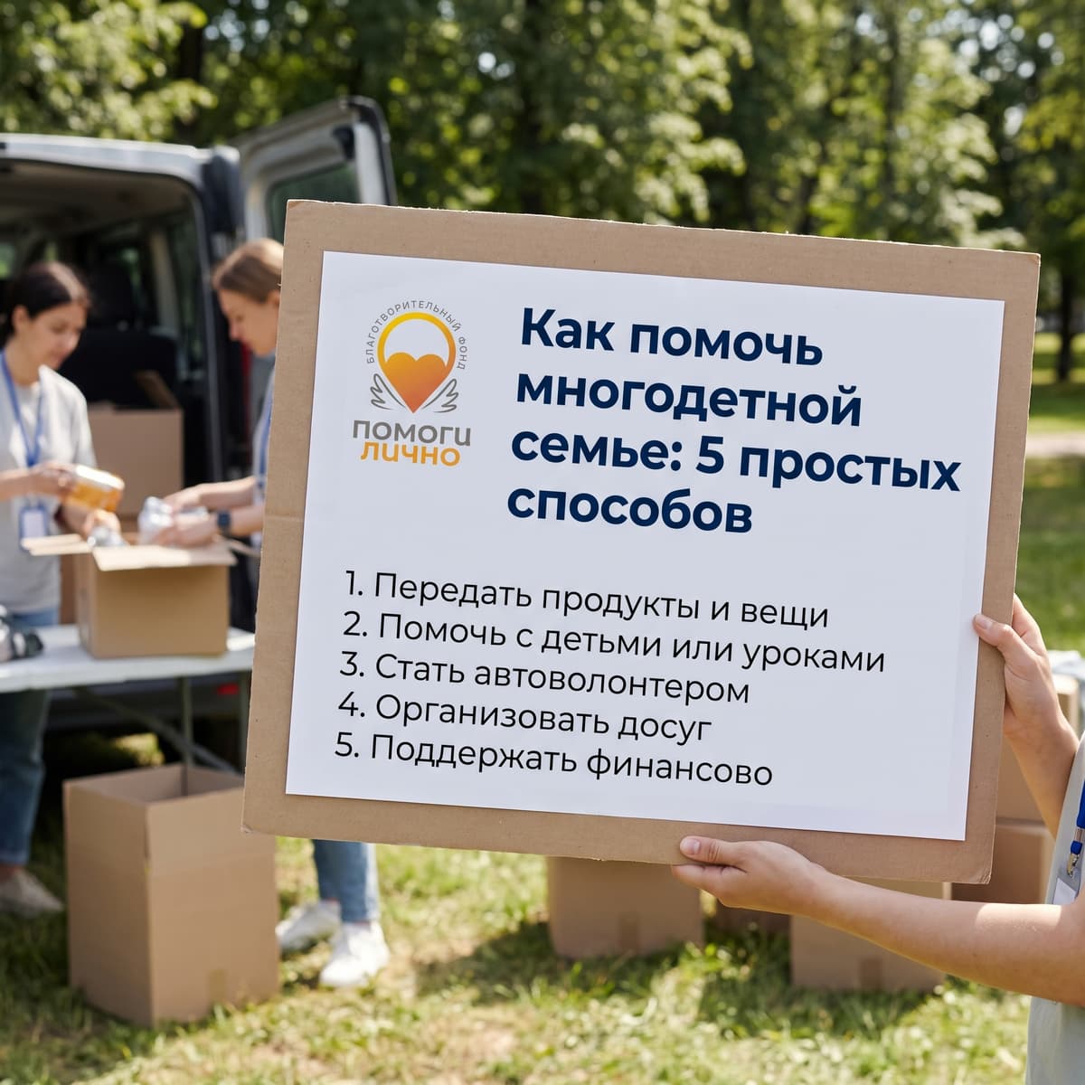 Как помочь многодетной семье: 5 простых способов